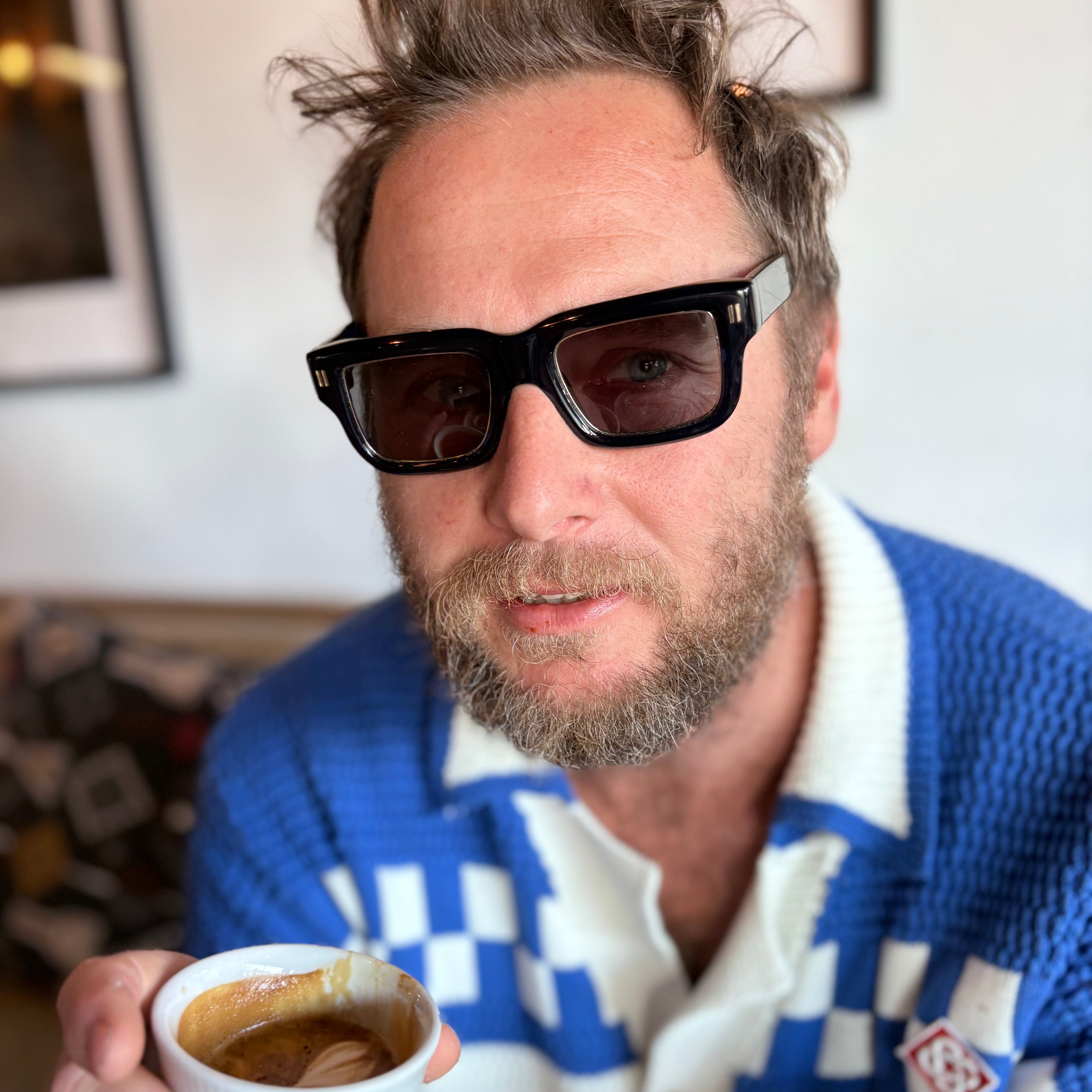 man wearing Jessie Boys sunglasses
